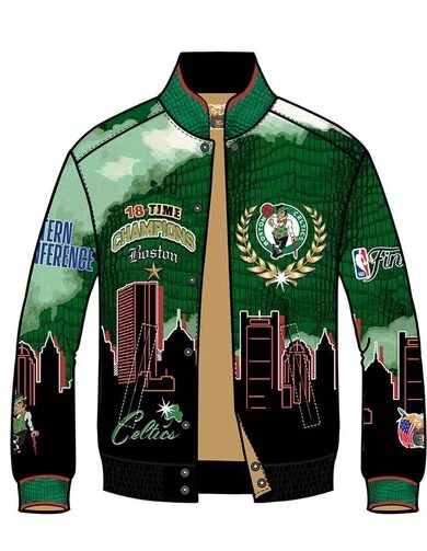 2024 NBA Champion Boston Celtics Full-Snap Jacket