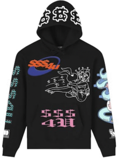 OVO $$$4U Black Pullover Hoodie