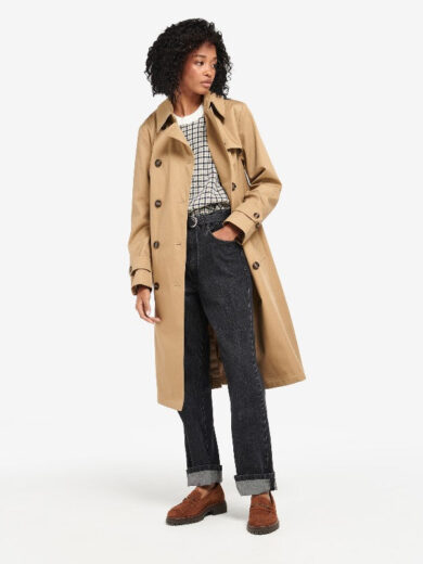 Barbour Greta Ladies Showerproof Trench Coat