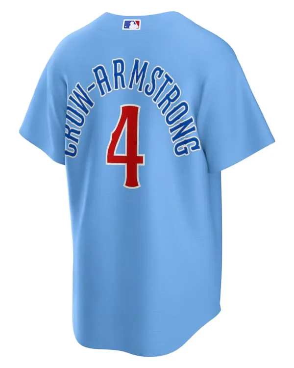 Chicago Cubs Pete Crow Armstrong Nike Light Blue Alternate Player Jersey