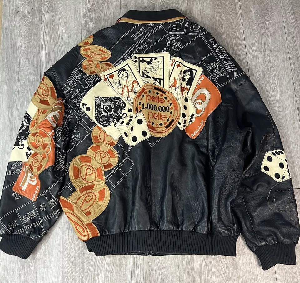 Pelle Pelle Cards and Dice Leather Jacket