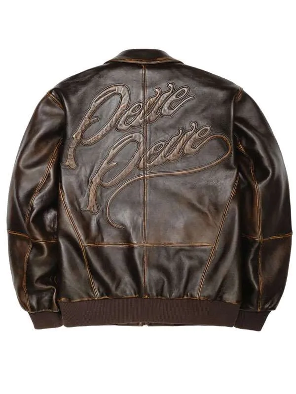 Pelle Pelle Two Tone Leather Jacket