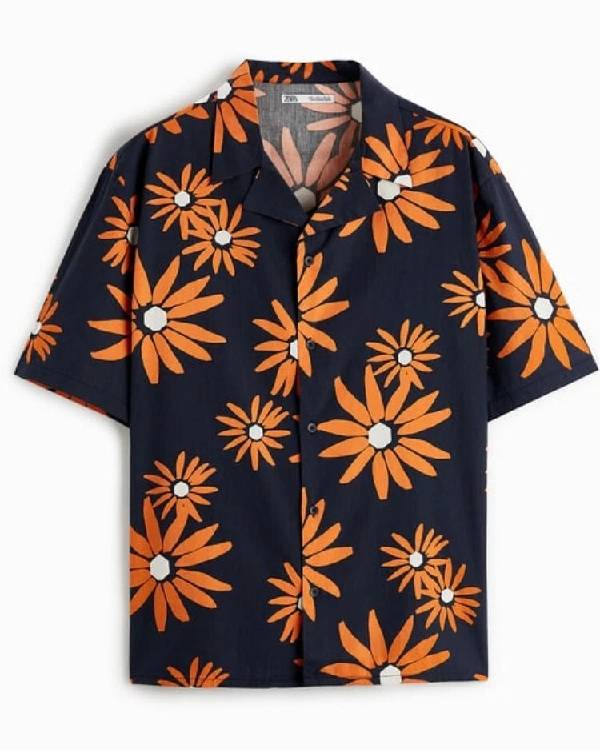 Love Island UK Harry Hamlin Floral Shirt