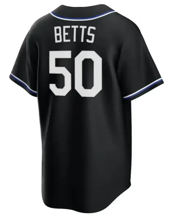 Los Angeles Dodgers Mookie Betts Black Player Jersey