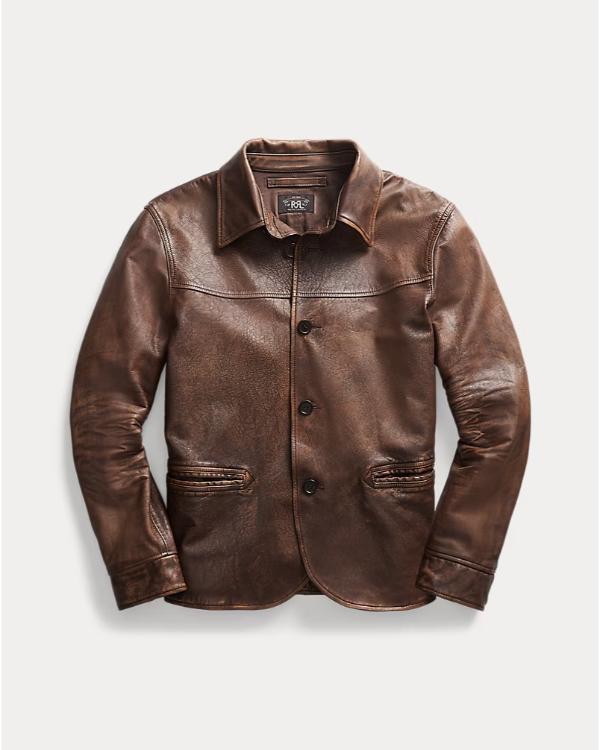 Found S02 Brett Dalton Brown Leather Jacket