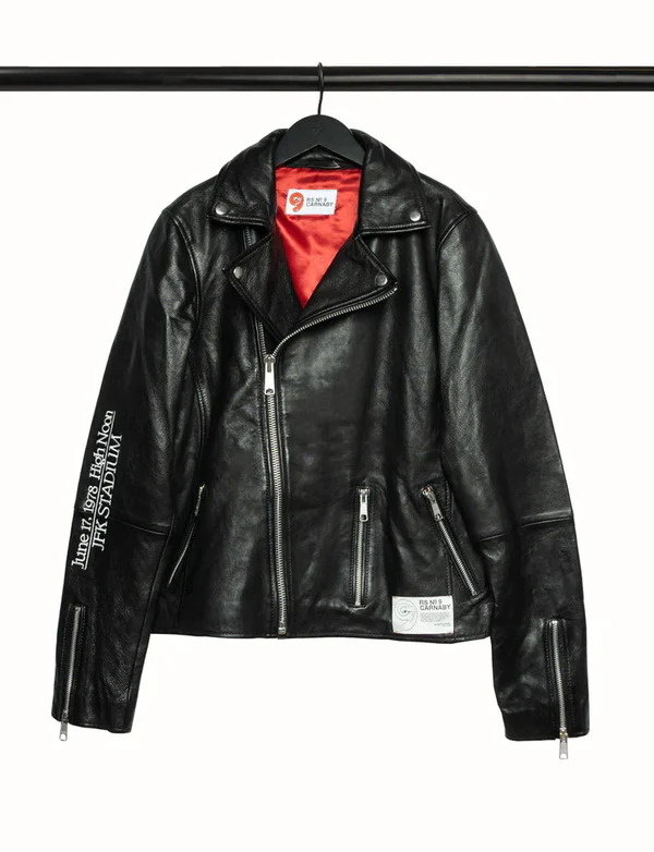Jfk Stadium Rolling Stones Leather Jacket