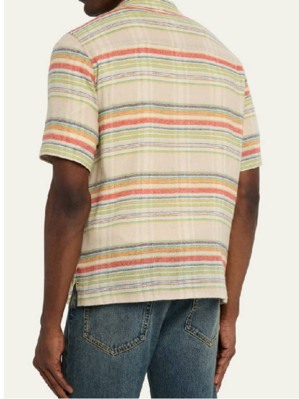 F1 The Movie Brad Pitt Stripe Shirt