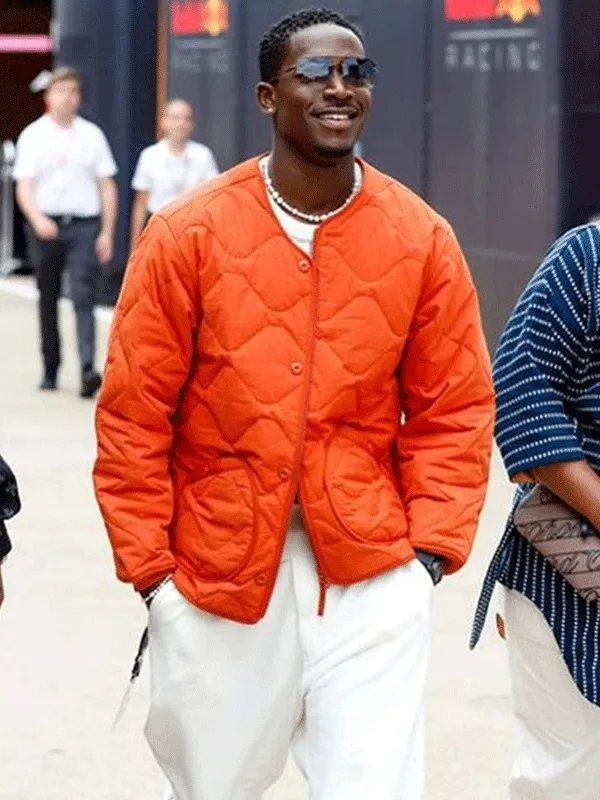 F1 The Movie Damson Idris Orange Jacket