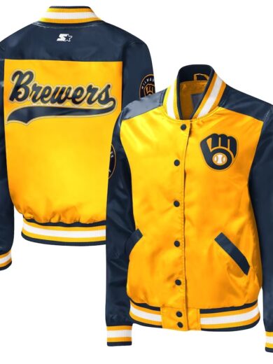 Milwaukee Brewers The Legend Satin Jacket