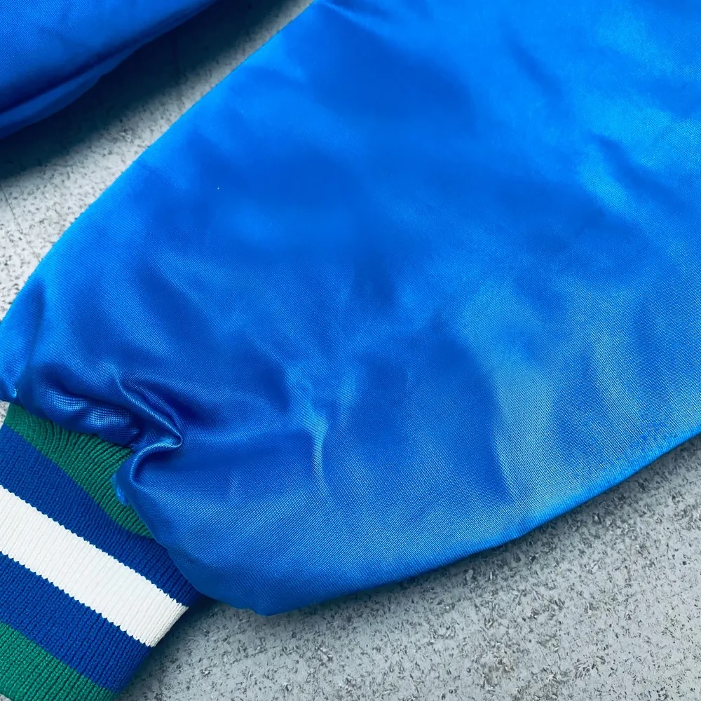 Minnesota Timberwolves 90’s Blue Satin Jacket - Image 10