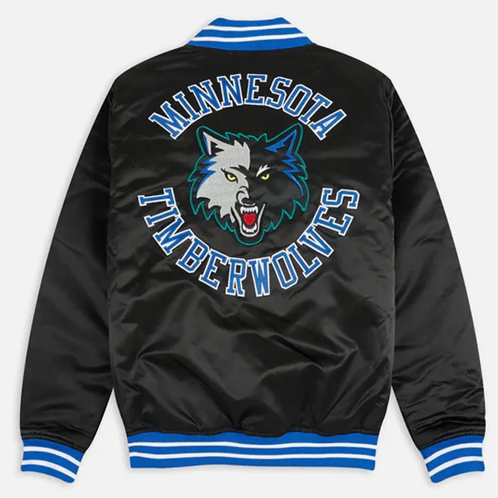 Minnesota Timberwolves Heavyweight Satin Jacket