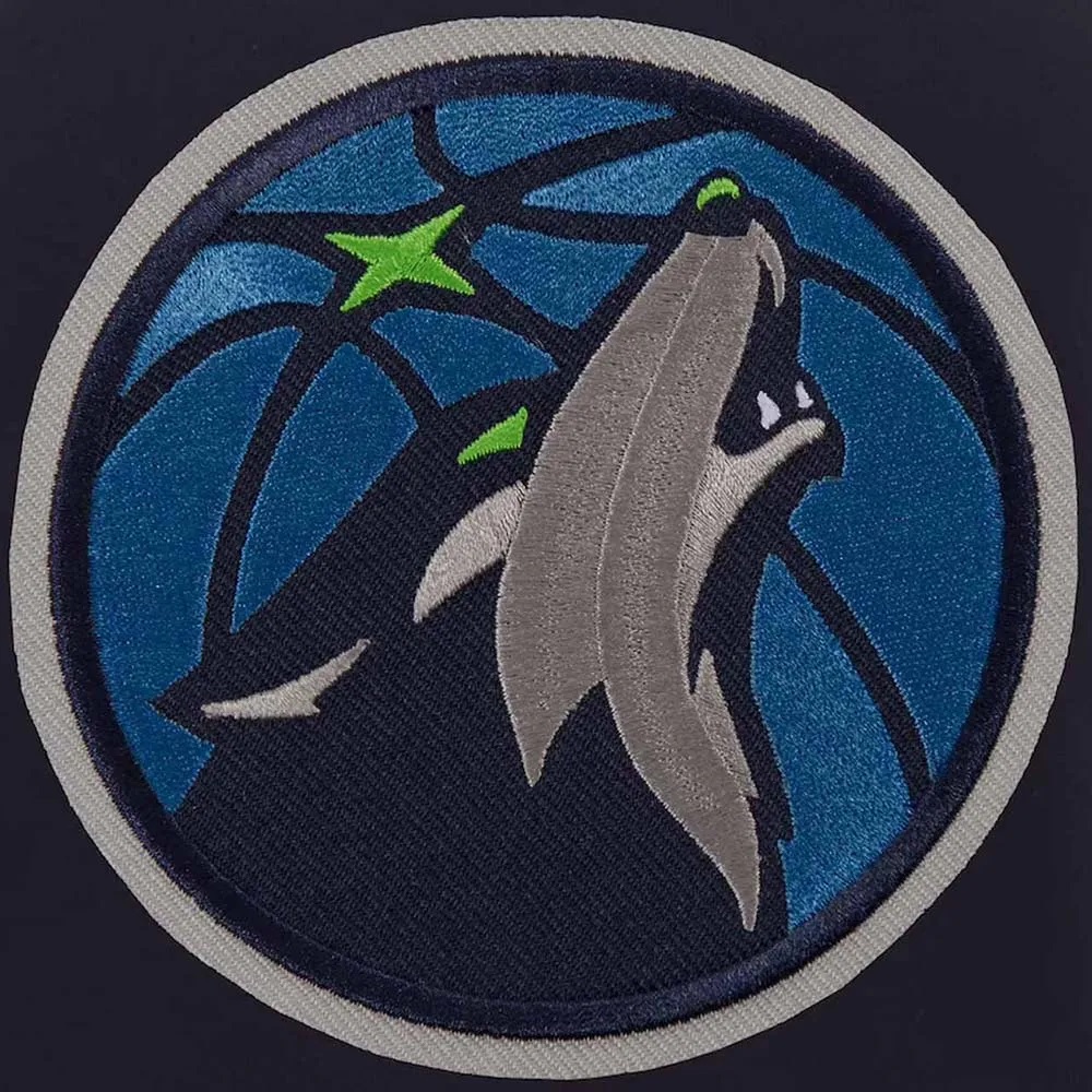 Minnesota Timberwolves Varsity Wool & Leather Jacket - Image 5