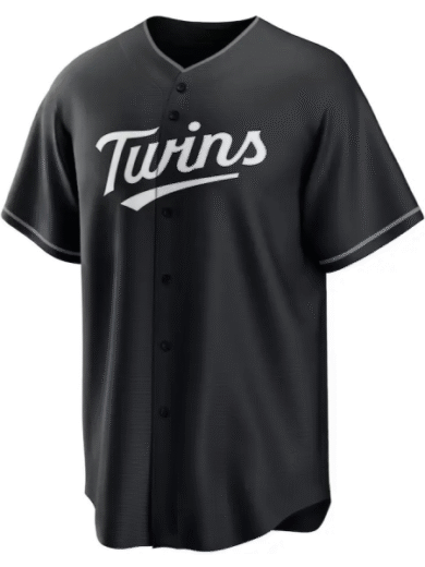 Minnesota Twins Nike Black Lights Out Replica Jersey