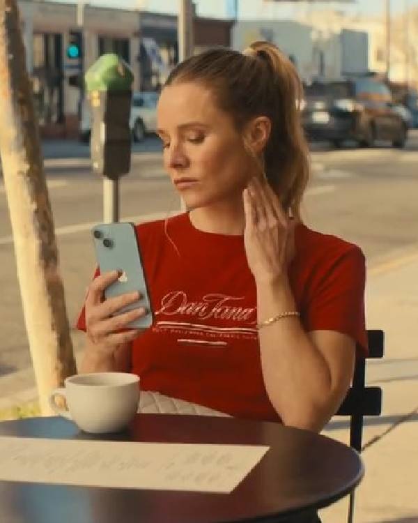 Nobody Wants This S02 Kristen Bell Red Graphic T-Shirt