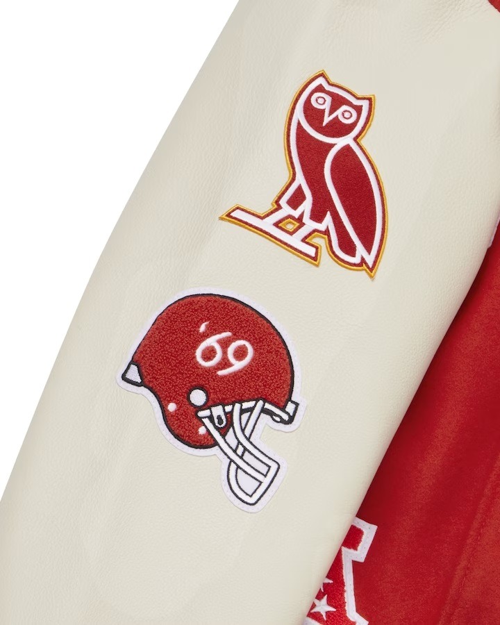 OVO x NFL Kansas City Chiefs Varsity Jacket