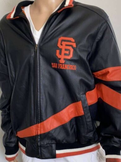 San Francisco Giants Baseball Club Leather Jacket