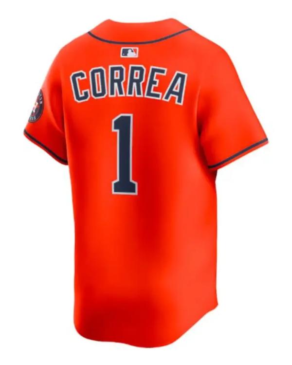 Carlos Correa Houston Astros Orange Alternate Player Jersey