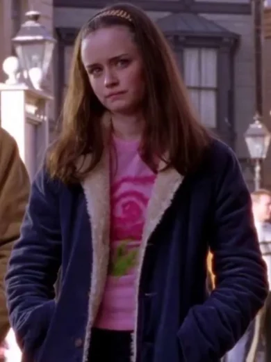 Gilmore Girls Rory Gilmore Blue Shearling Jacket