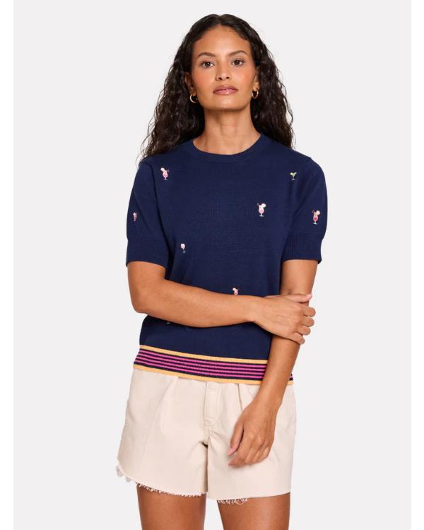 Ghosts US S05 Rose McIver Cocktail Embroidered T-Shirt