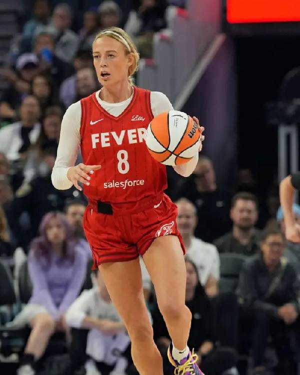 Sophie Cunningham Indiana Fever Red Jersey - Image 2