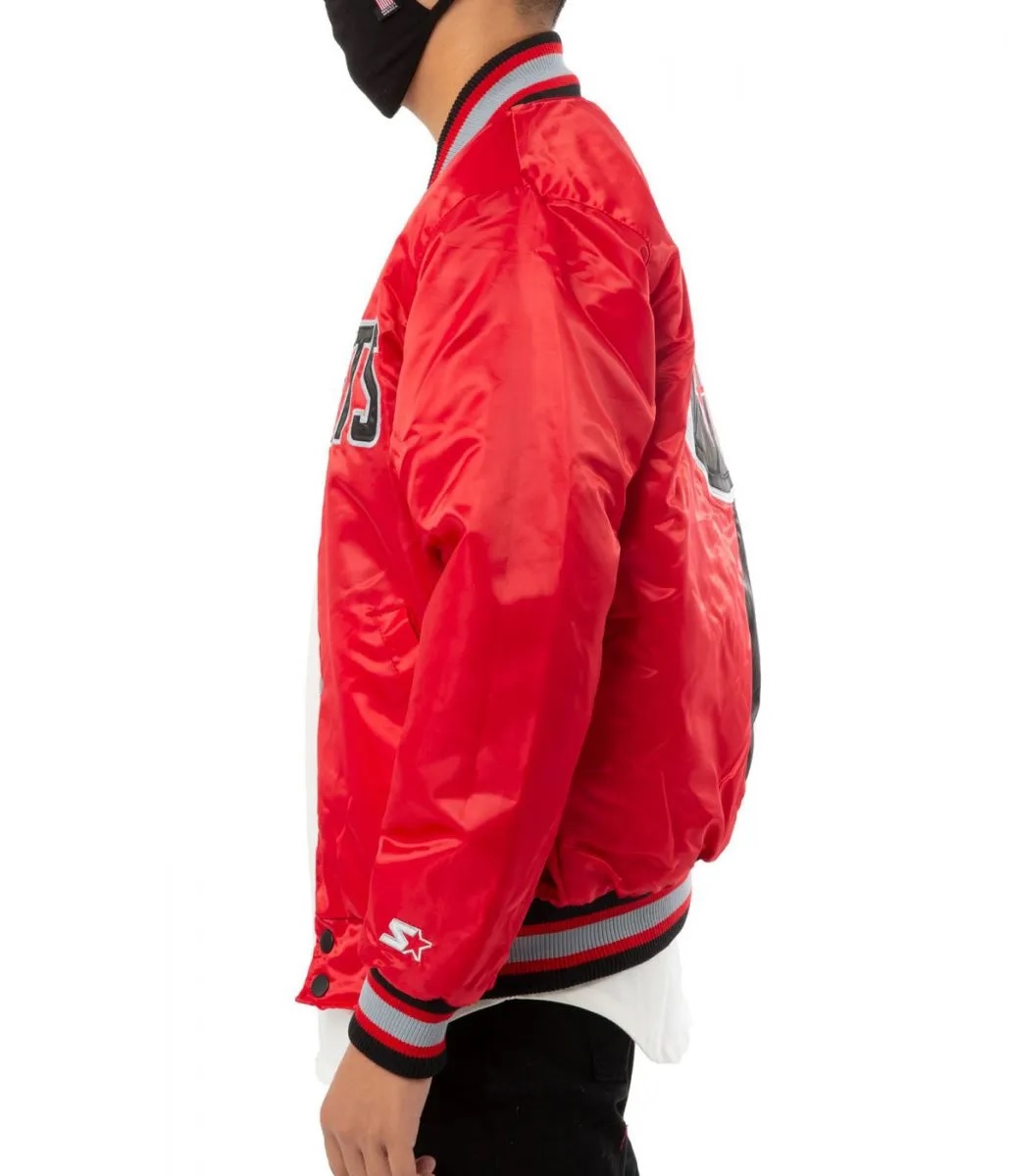 Houston Rockets Red and Black Jacket.