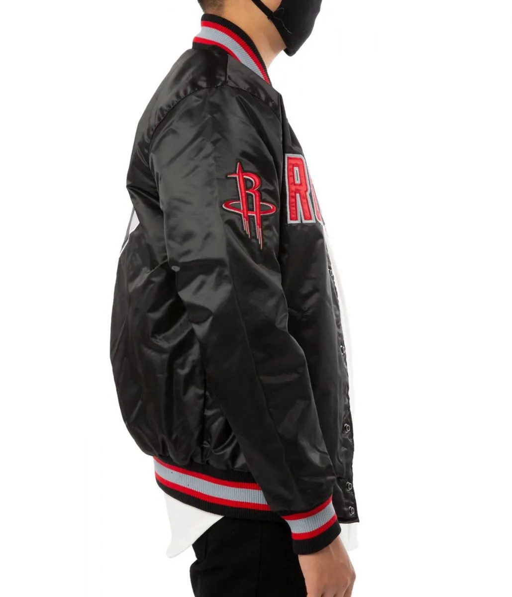 Houston Rockets Red and Black Jacket.