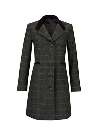Womens Style British Tweed Coat
