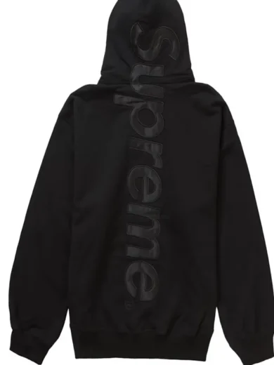 Supreme Satin Applique Hooded Sweatshirt