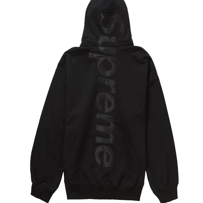 Supreme Satin Applique Hooded Sweatshirt