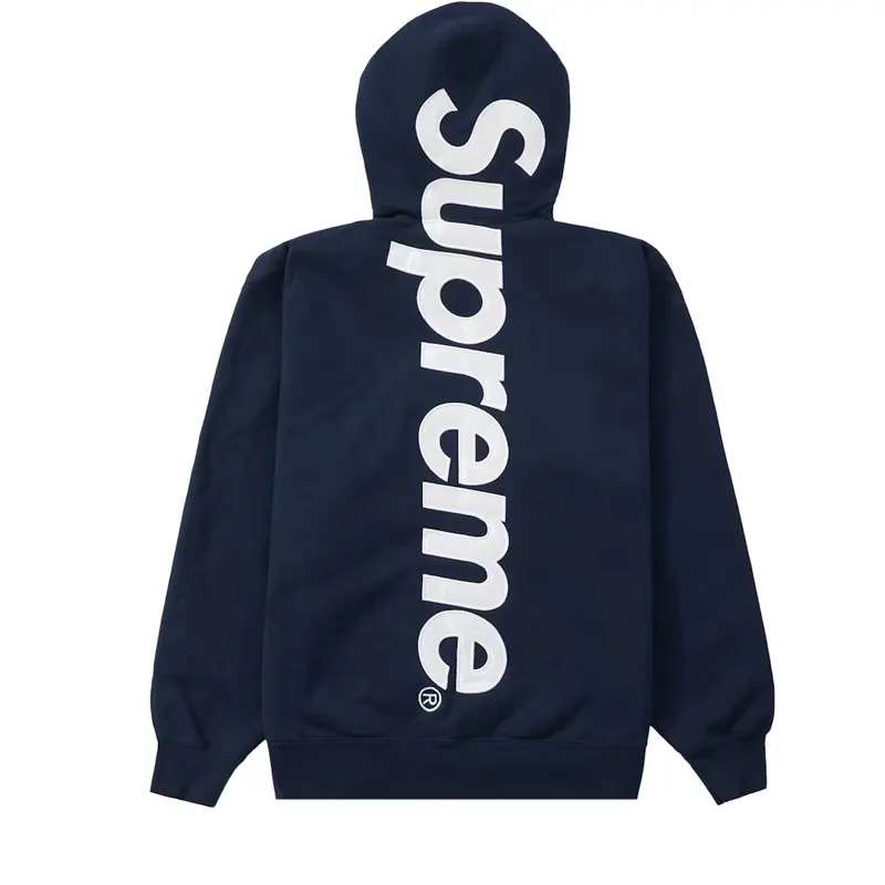 Supreme Satin Applique Hooded Sweatshirt