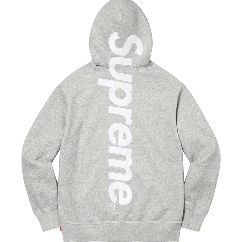 Supreme Satin Applique Hooded Sweatshirt