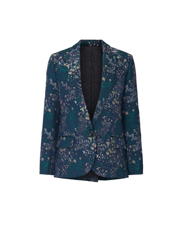 Alex Vs America S05 Blue Printed Blazer - Image 2