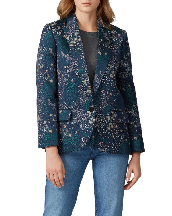 Alex Vs America S05 Blue Printed Blazer - Image 3
