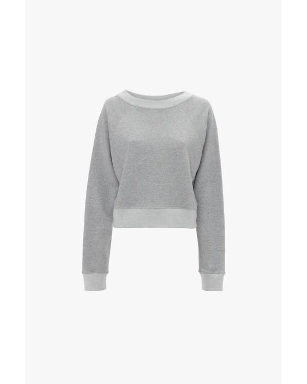 Victoria Beckham S01 Victoria Beckham Grey Sweatshirt