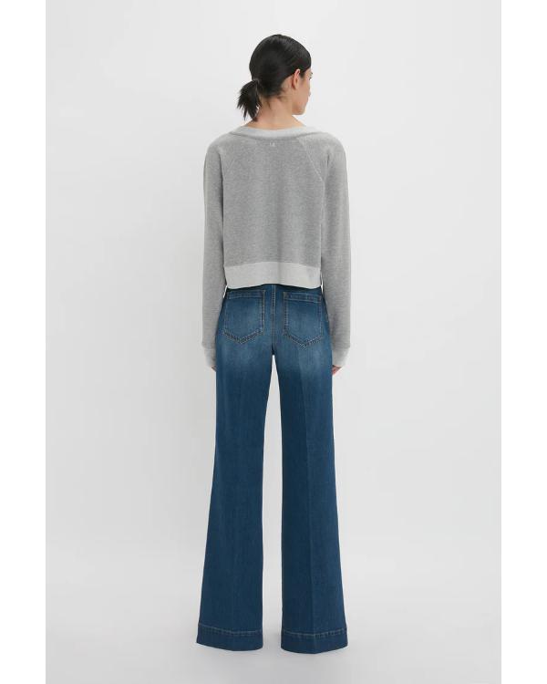 Victoria Beckham S01 Victoria Beckham Grey Sweatshirt