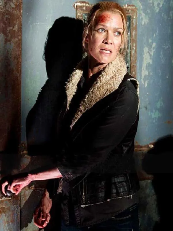 The Walking Dead Andrea Laurie Holden Vest Fur