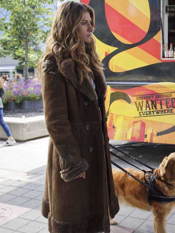 In The Dark Murphy Mason Shearling Coat - Image 2