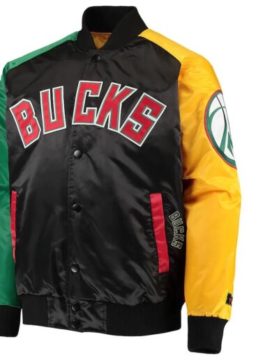 Milwaukee Bucks Ty Mopkins Satin Jacket