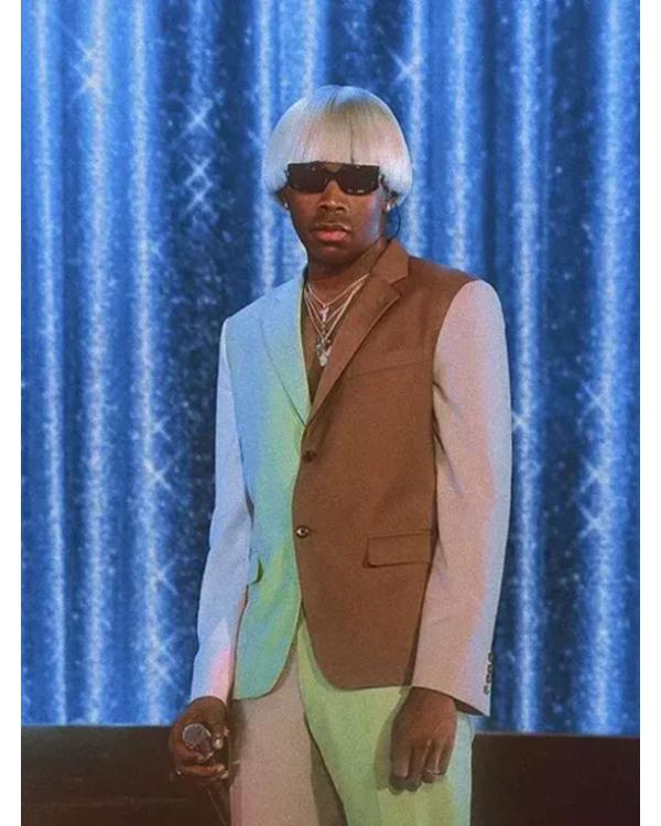 Tyler The Creator Camp Flog Gnaw Color-Block Blazer - Image 2