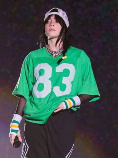 Billie Eilish 83 Green Jersey