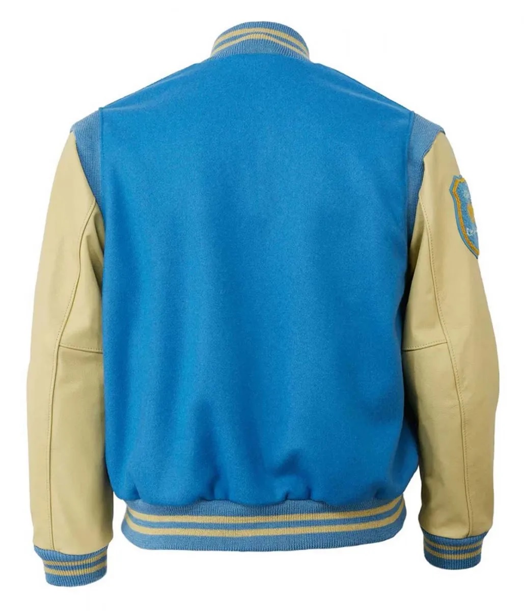 1952 Detroit Lions Cream and Blue Jacket
