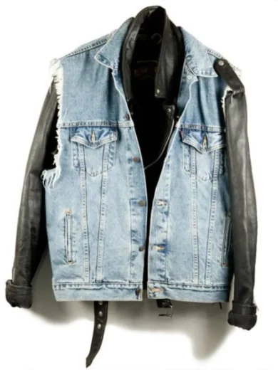 Triple H Denim Leather Jacket