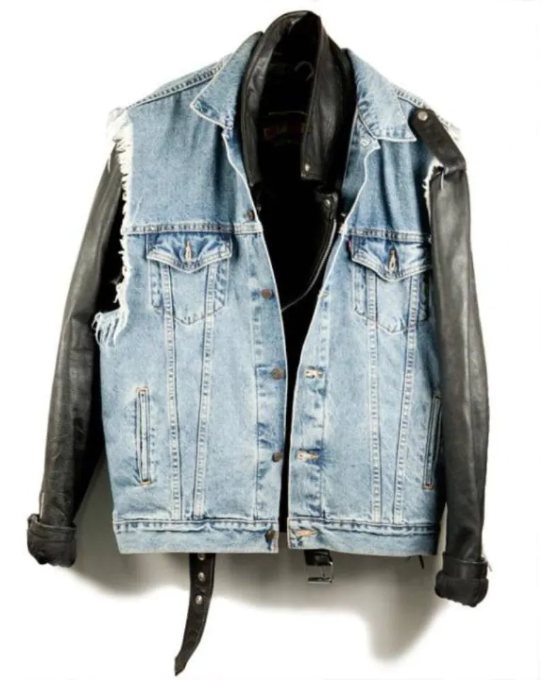 Triple H Denim Leather Jacket