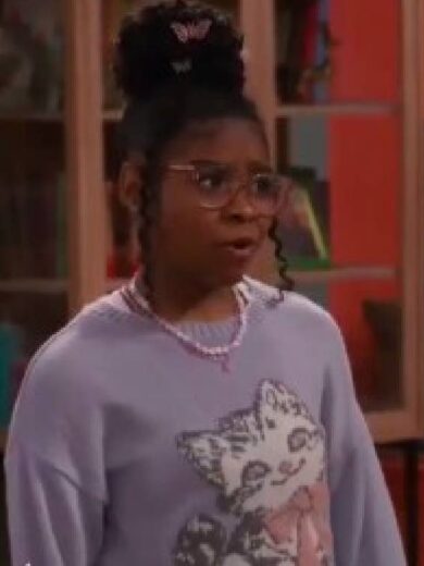 Wizards Beyond Waverly Place Taylor Cora Knit Cat Sweater