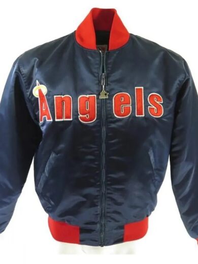 80s California Anaheim Angels Bomber Jacket