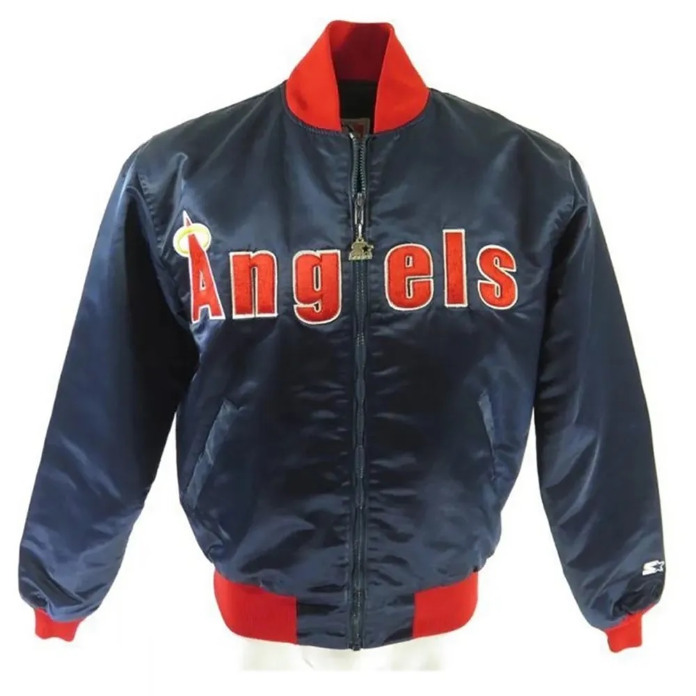80s California Anaheim Angels Bomber Jacket