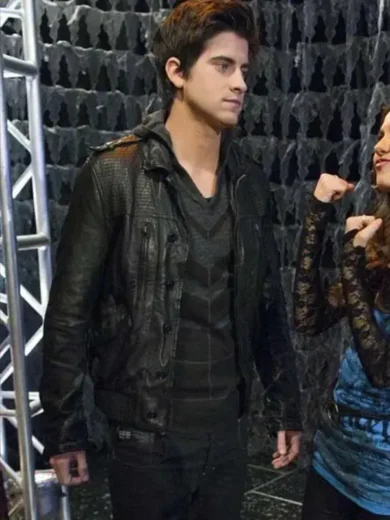 Ryder Daniels Black Leather Jacket