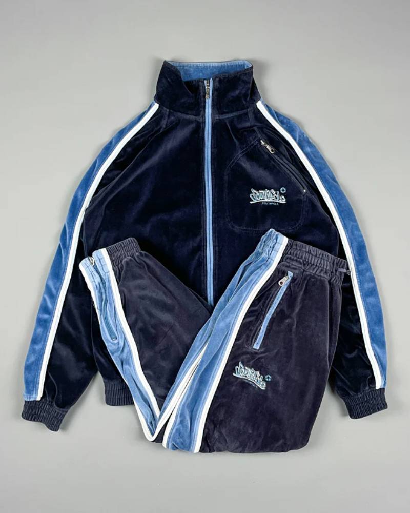 Oldskool Gear Southpole Velour Tracksuit