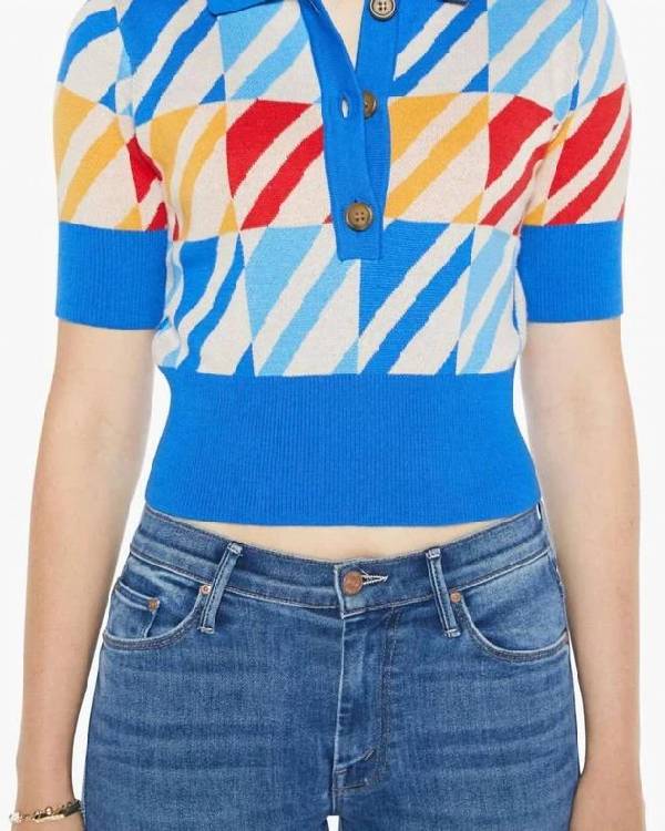 English Teacher S02 Stephanie Koenig Multicolor Sweater