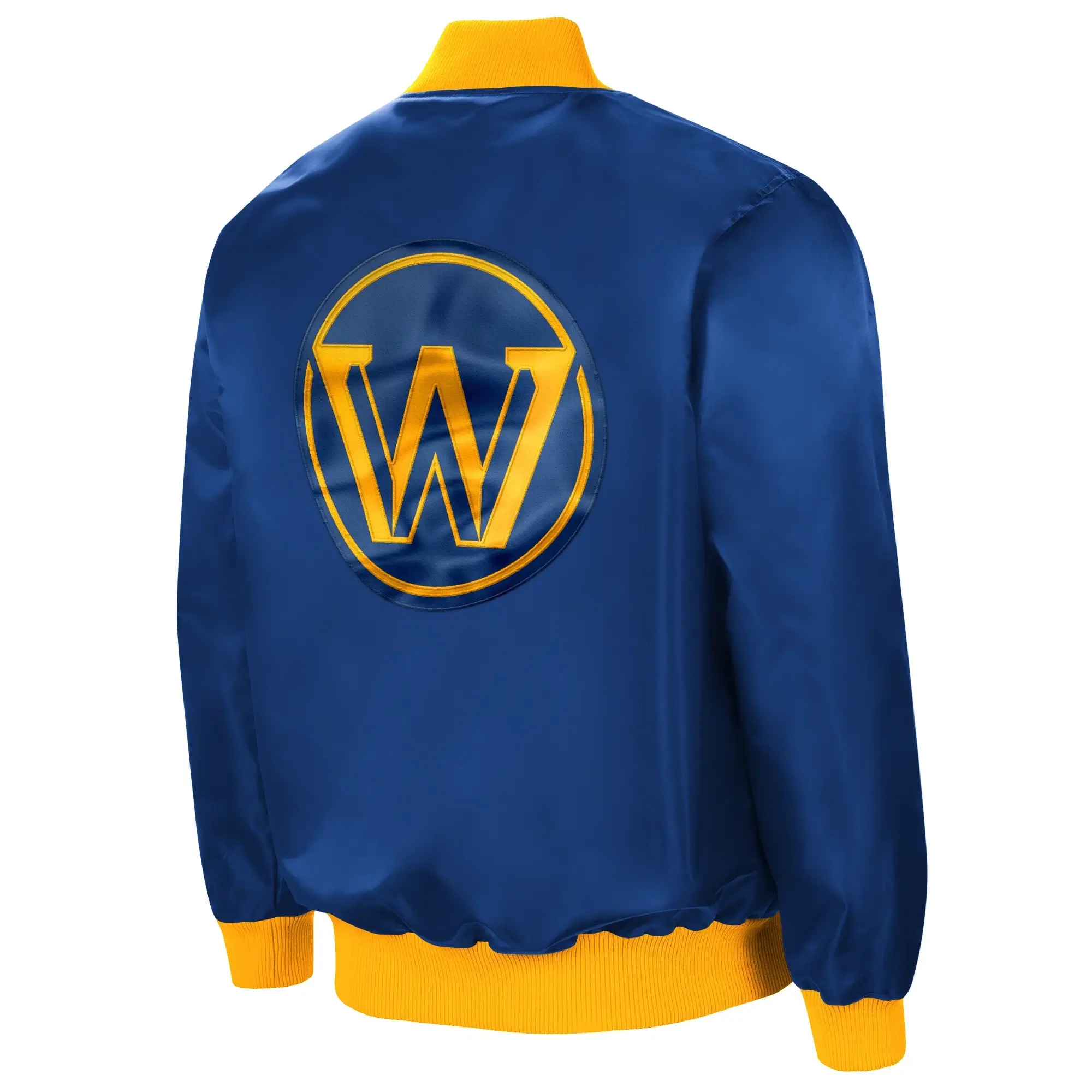 Golden State Warriors The Ambassador Satin Full-Zip Jacket